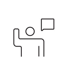 Comment new reply icon on white Royalty Free Vector Image