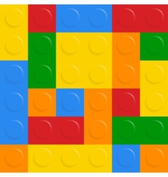 Block on white background vector image