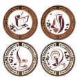 Coffee break set vector image