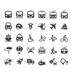 Transportation icon vector image
