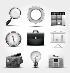 Business icons Business icons vector image