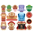Label collection vector image