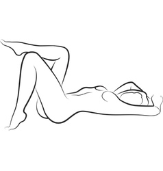 Nude woman Nude woman vector image