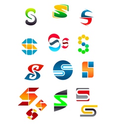 Set of alphabet symbols vector image