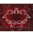 Red background vector image
