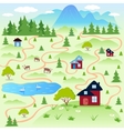 Nature map vector image