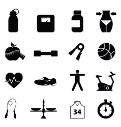 Health pictograms vector image