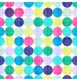 Seamless polka background pattern vector image