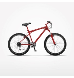 Realistic Isolated Bicycle Realistic Isolated Bicycle vector image