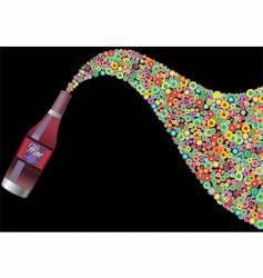 Bottle vector image