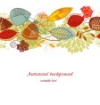 Autumnal background vector image