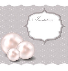 Beauty pearl background vector image
