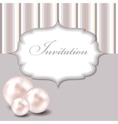 Beauty pearl background vector image