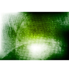 Green wavy grunge design vector image