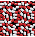 Medical pills seamless pattern vector image