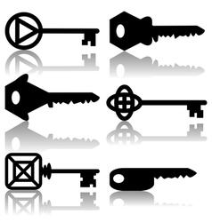 Keys vector image