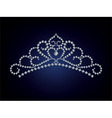 Diamond tiara - vector image