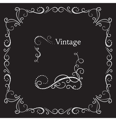 Decorative frame vector image
