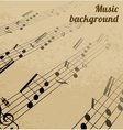 Abstract music background vector image