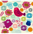 Flower background vector image