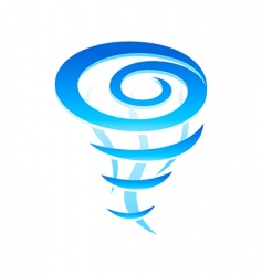 Tornado icon vector image