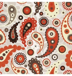 Paisley seamless pattern vector image