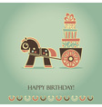 Greeting card vector image