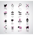 Communication icons vector image