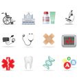 Medical icons vector image