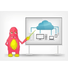 Funny Monster vector image