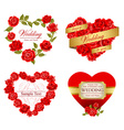 Roses frames vector image