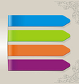 Stick color brown vector image
