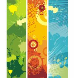 Grunge banners vector image