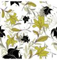 Floral background vector image