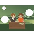 News readers vector image