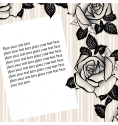 Floral background vector image