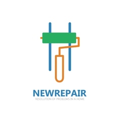 House repair logo vector image