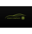 Green car logo vector image