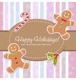 Cute Christmas card vector image