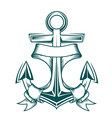 Ancient anchor vector image