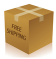 Parcel box vector image