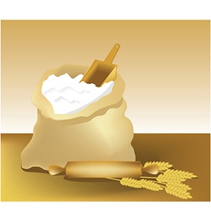 Flour vector image