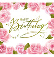 Birthday card vector image