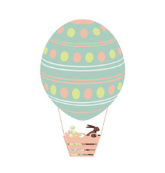 Easter bunny vector image