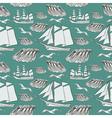 Decorative sea background vector image