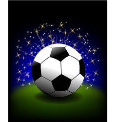 Abstract football background vector image
