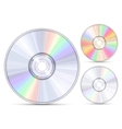 Blue-ray dvd or cd disc vector image