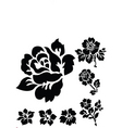 Rose ornamental vector image