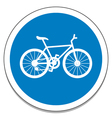 Bicycle sign vector image