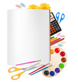 Back to school set vector image